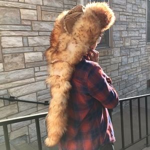 Davy Crockett faux fur costume hat